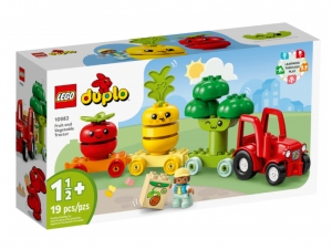DUPLO® Kocky 10982 - Traktor so zeleninou a ovocím
