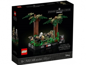 LEGO® Star Wars™ 75353 - Naháňačka spídrov na planéte Endor™ – dioráma